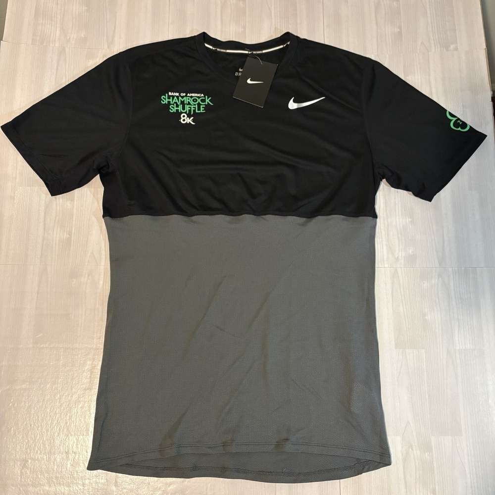 2015 Bank Of America Shamrock Shuffle Nike Dri-Fit Running Men's Size M T-Shirt